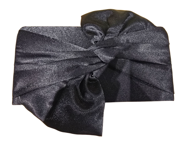 Black Satin Clutch