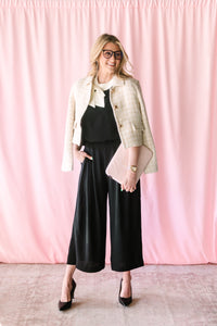 Cropped Tweed Jacket