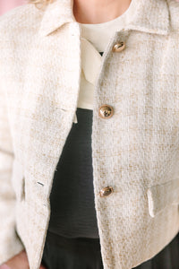Cropped Tweed Jacket