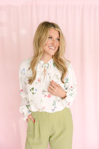 Floral Print Blouse