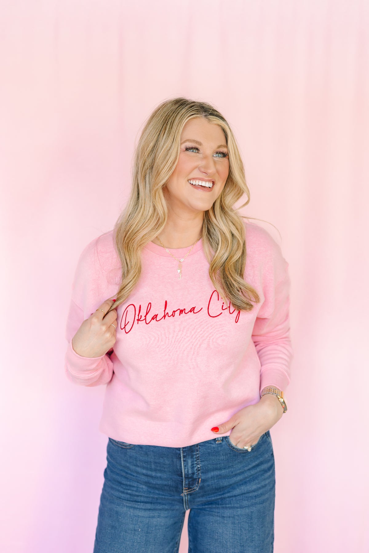 Oklahoma City Script Sweatshirt
