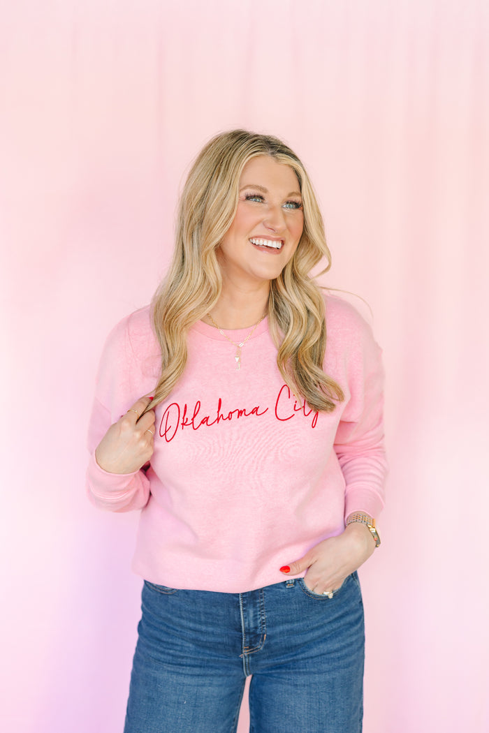 Oklahoma City Script Sweatshirt