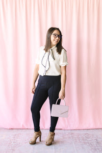 Big Bow Cream Blouse