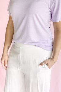 Off White Linen Pants