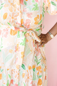 Floral Print Maxi Dress