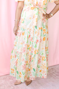 Floral Print Maxi Dress