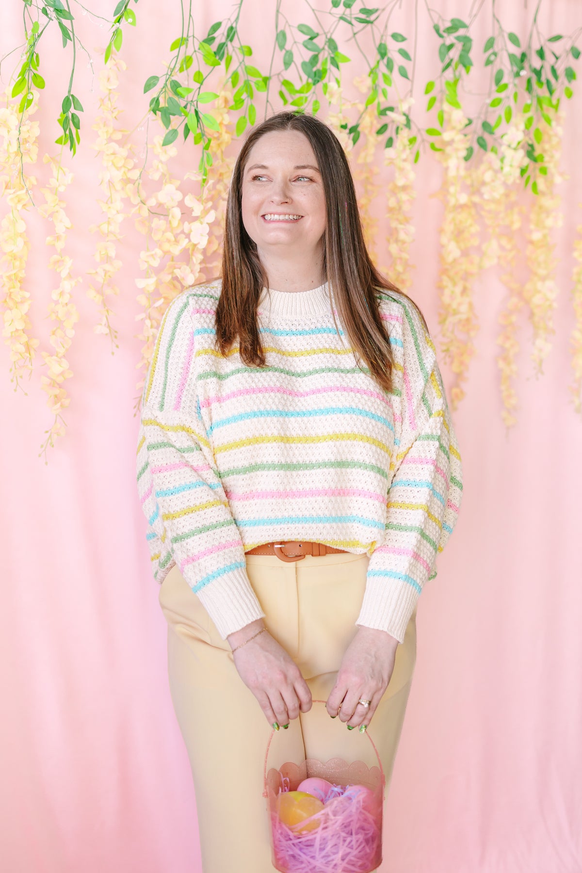 Multi Color Striped Sweater