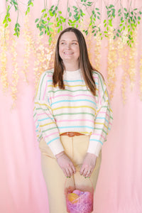 Multi Color Striped Sweater