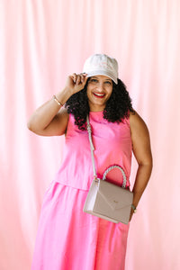 Pink Tank Midi Dress