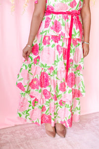 Floral Tiered Maxi Dress