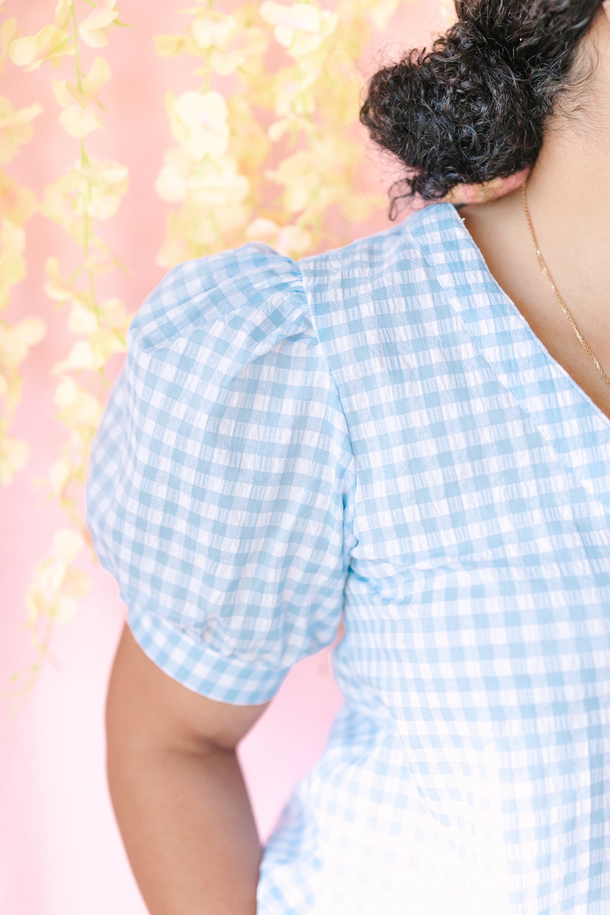 Blue Gingham Blouse