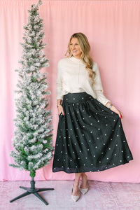 Oatmeal Center Seam Sweater