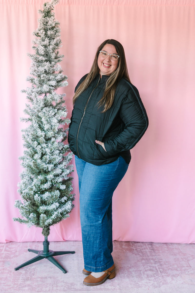 Black Quilted Jacket