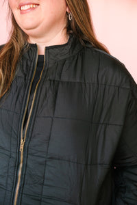 Black Quilted Jacket
