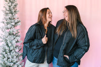 Black Quilted Jacket