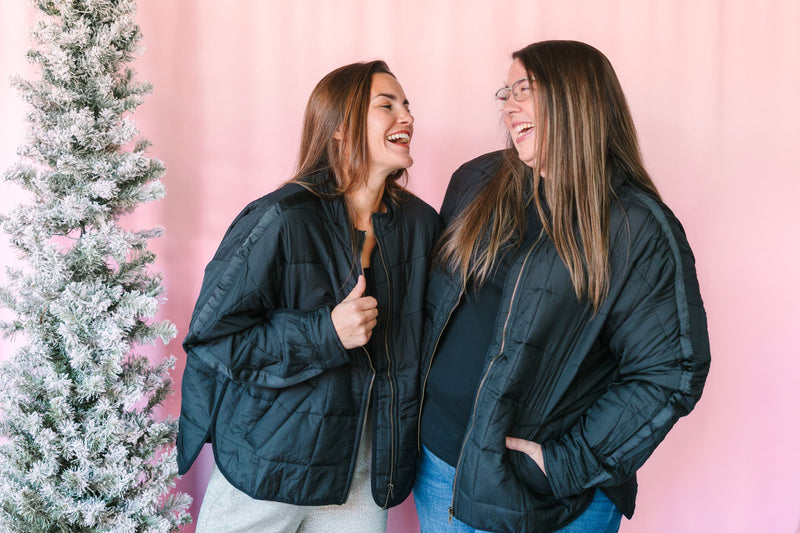 Black Quilted Jacket