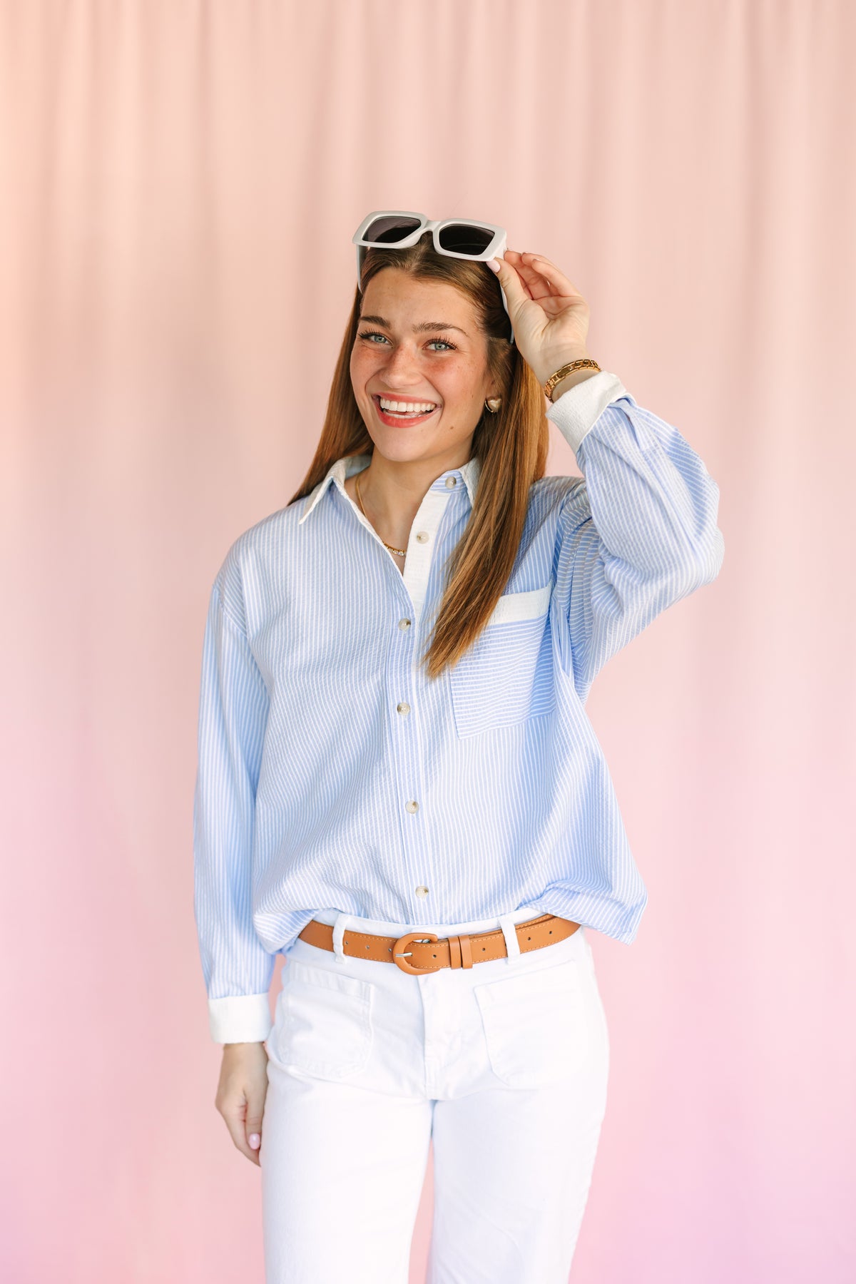 Blue Button Down Shirt