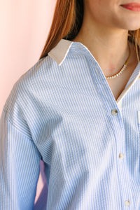 Blue Button Down Shirt