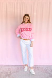 Pink XOXO Sweatshirt