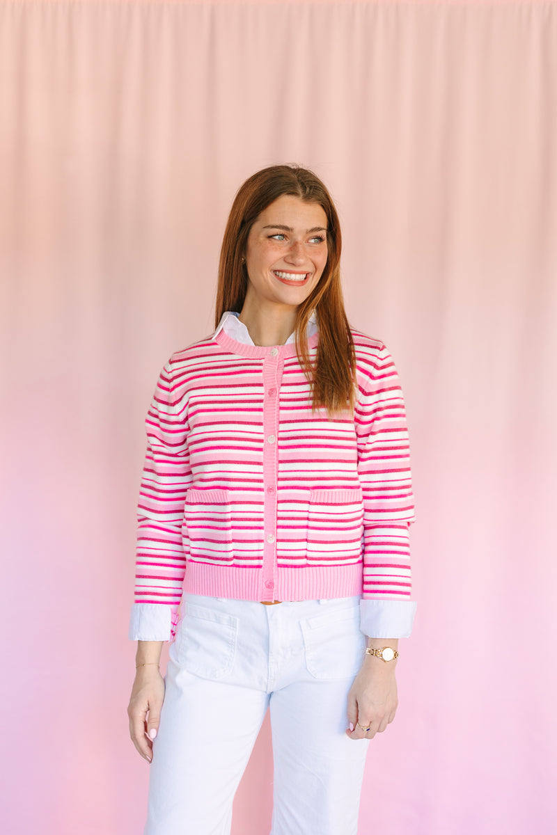 Pink Stripe Sweater