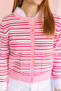 Pink Stripe Sweater