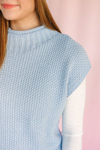 Baby Blue Sweater Vest