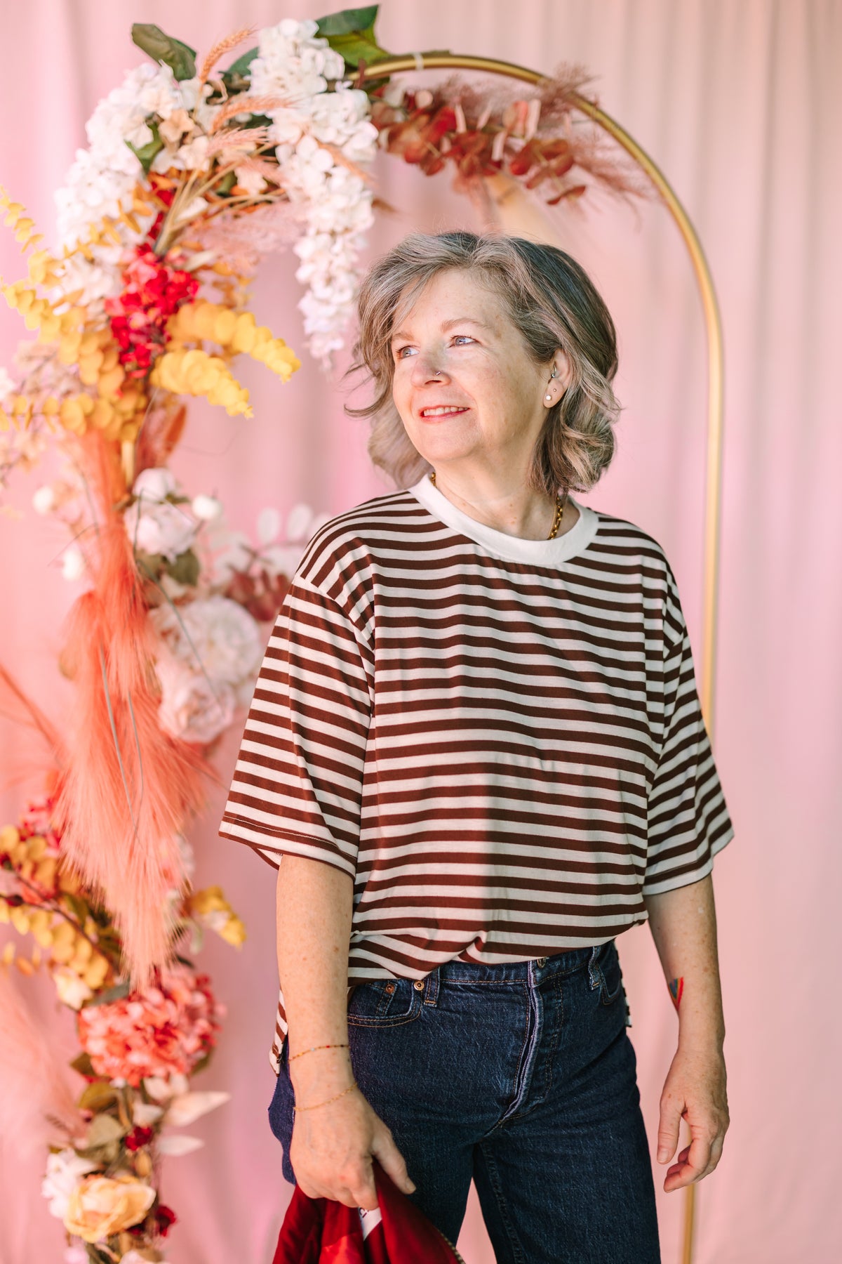Striped Crew Neck T-Shirt