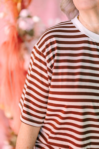 Striped Crew Neck T-Shirt
