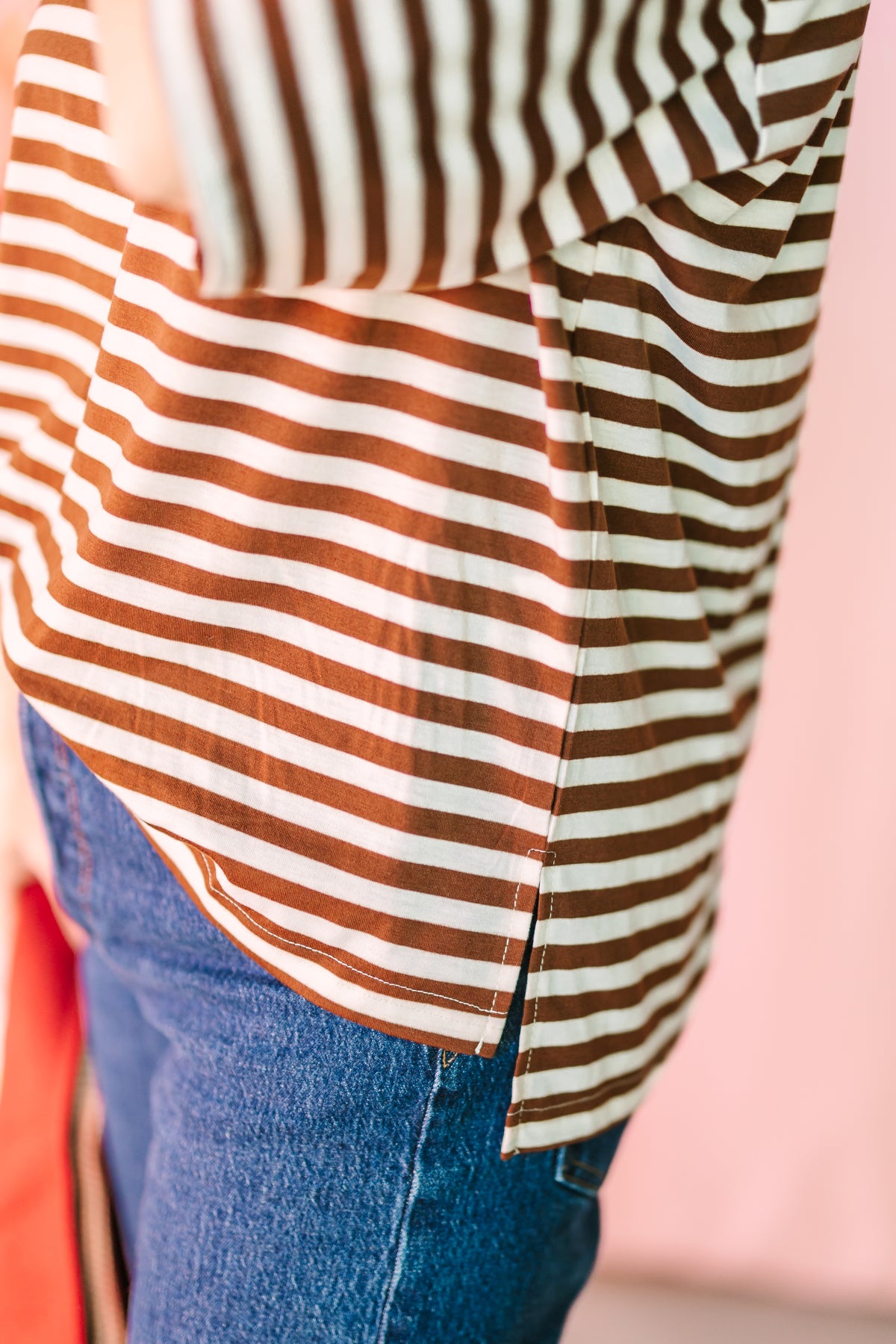 Striped Crew Neck T-Shirt