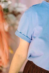 Soft Ocean Blue Tee