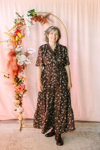 Ditsy Floral Midi Dress