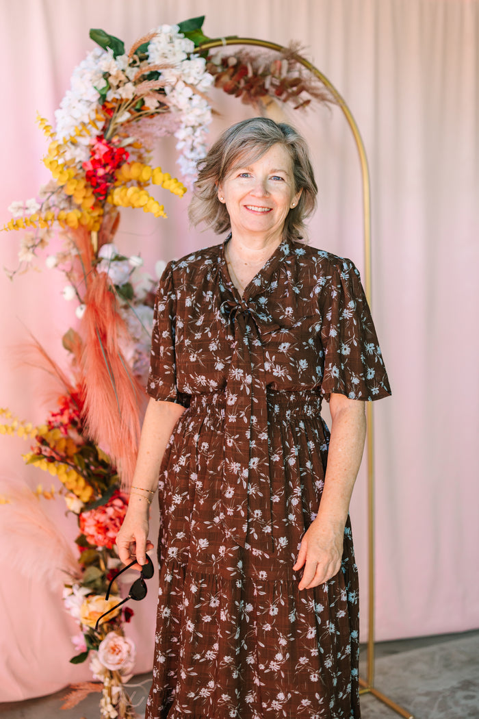 Ditsy Floral Midi Dress