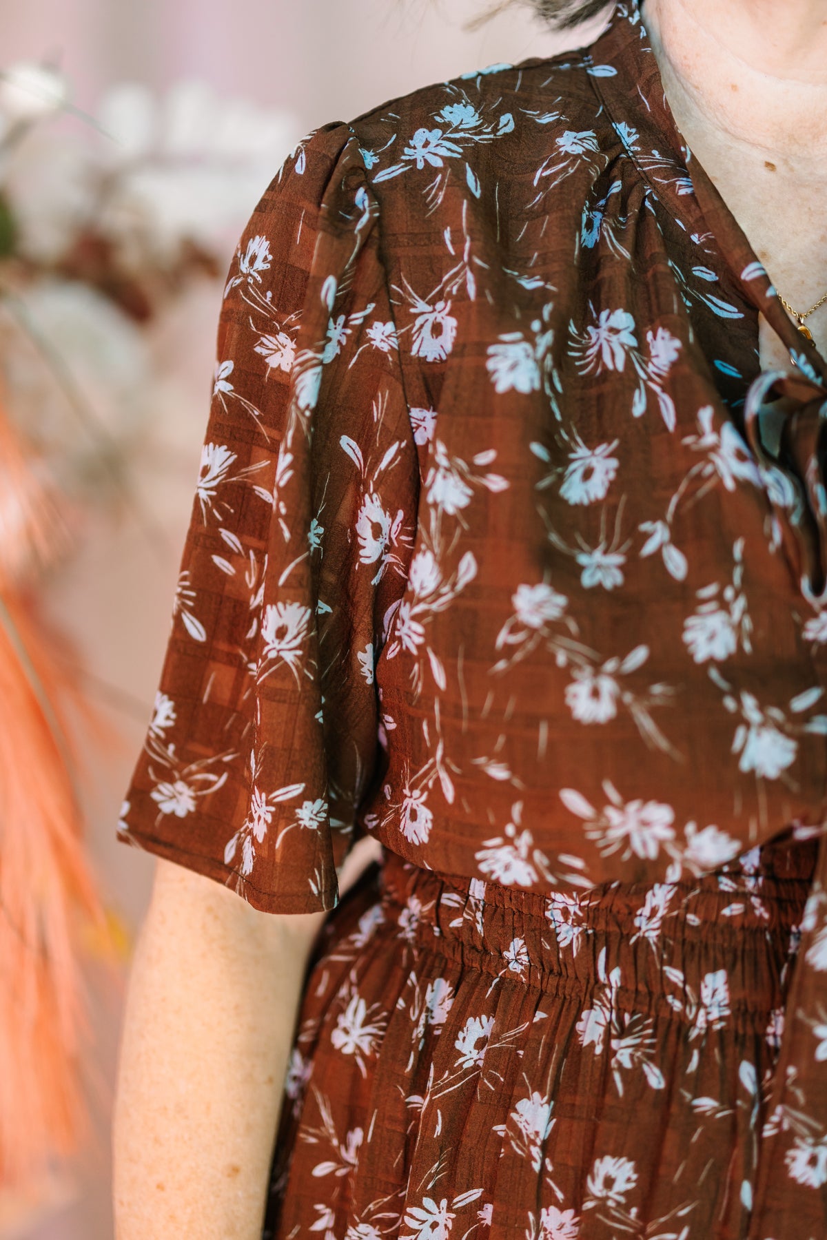 Ditsy Floral Midi Dress