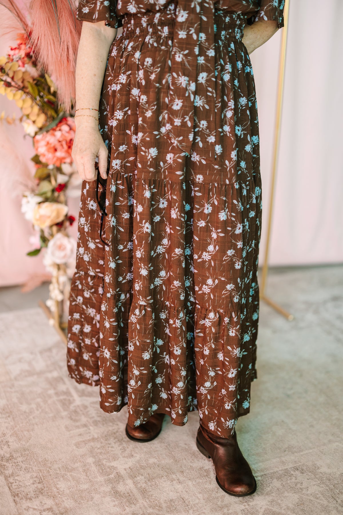 Ditsy Floral Midi Dress
