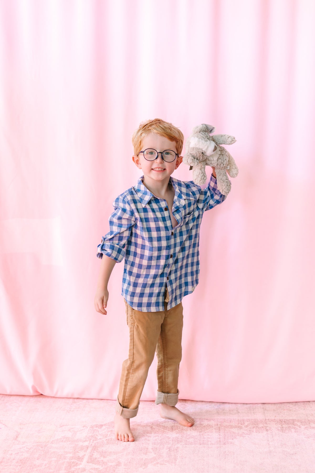 Blue/White Plaid Shirt