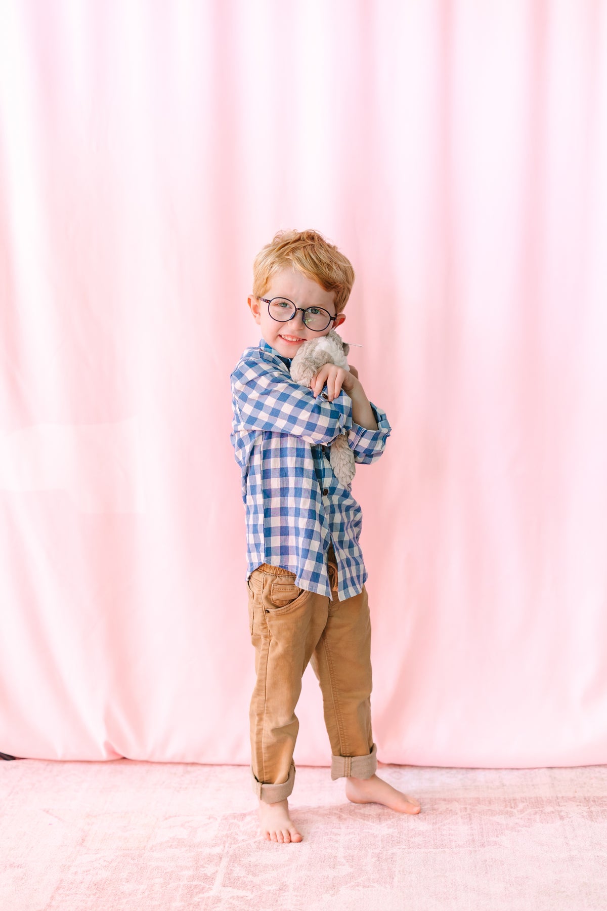 Blue/White Plaid Shirt