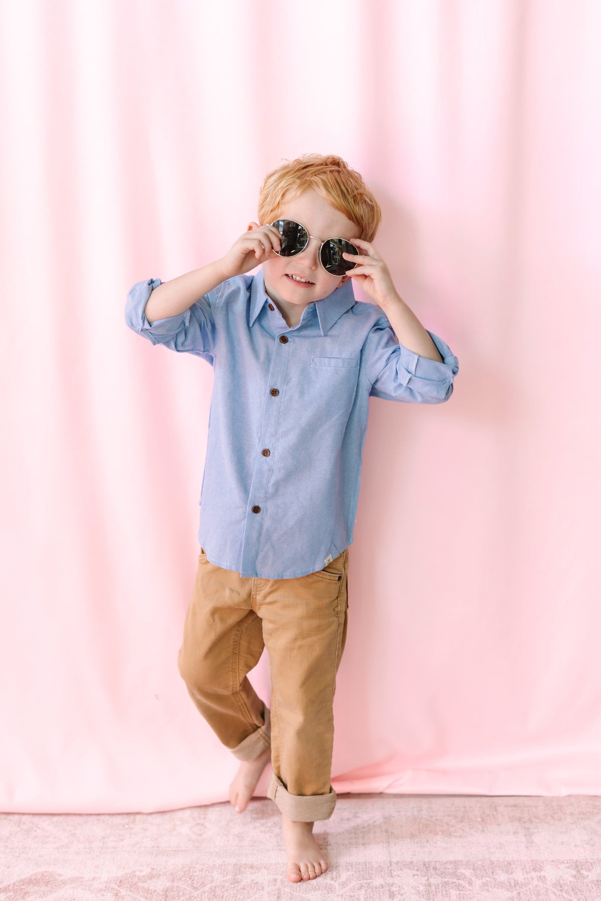 Pale Blue Chambray Shirt