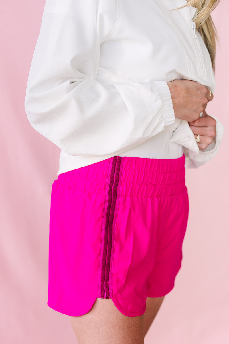 Crinkle Woven Active Pullover