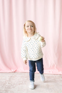 Ditsy Floral Sweatshirt Set