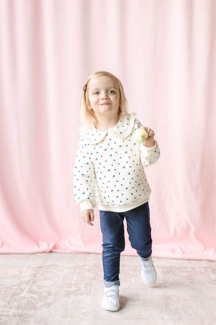 Ditsy Floral Sweatshirt Set