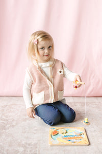 Cotton Knit Sweater Vest