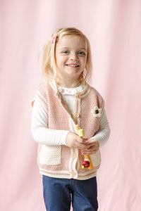 Cotton Knit Sweater Vest