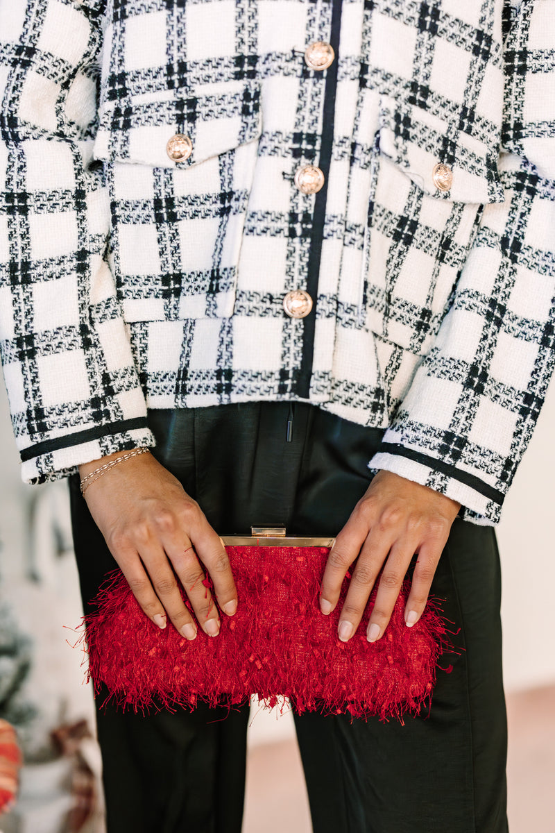 Red Holiday Clutch