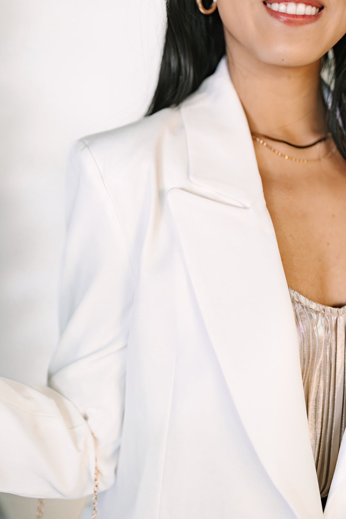 White Tailored Blazer