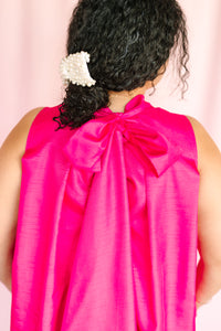 Pink Trapeze Mini Dress