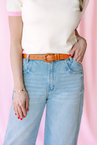 Light Wash High Rise Cuffed Jeans
