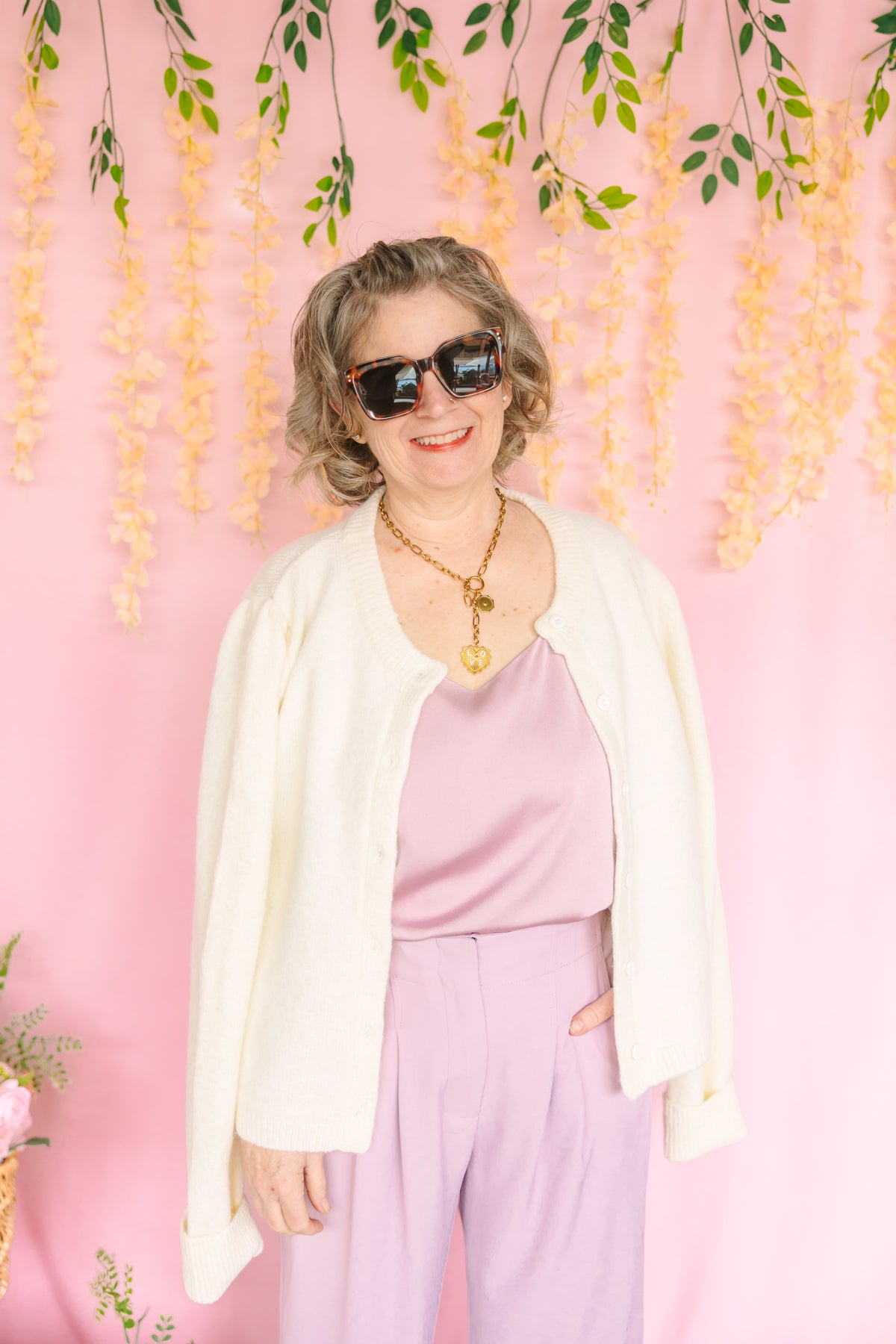 Lilac Double Strap Cami