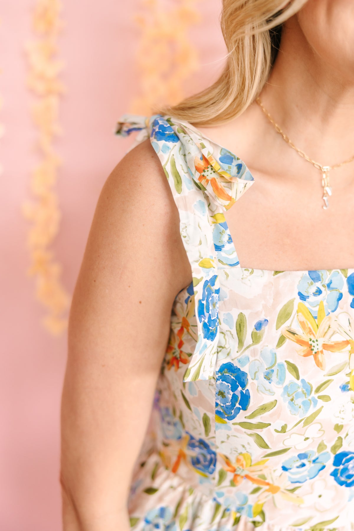 Floral Bubble Midi Dress