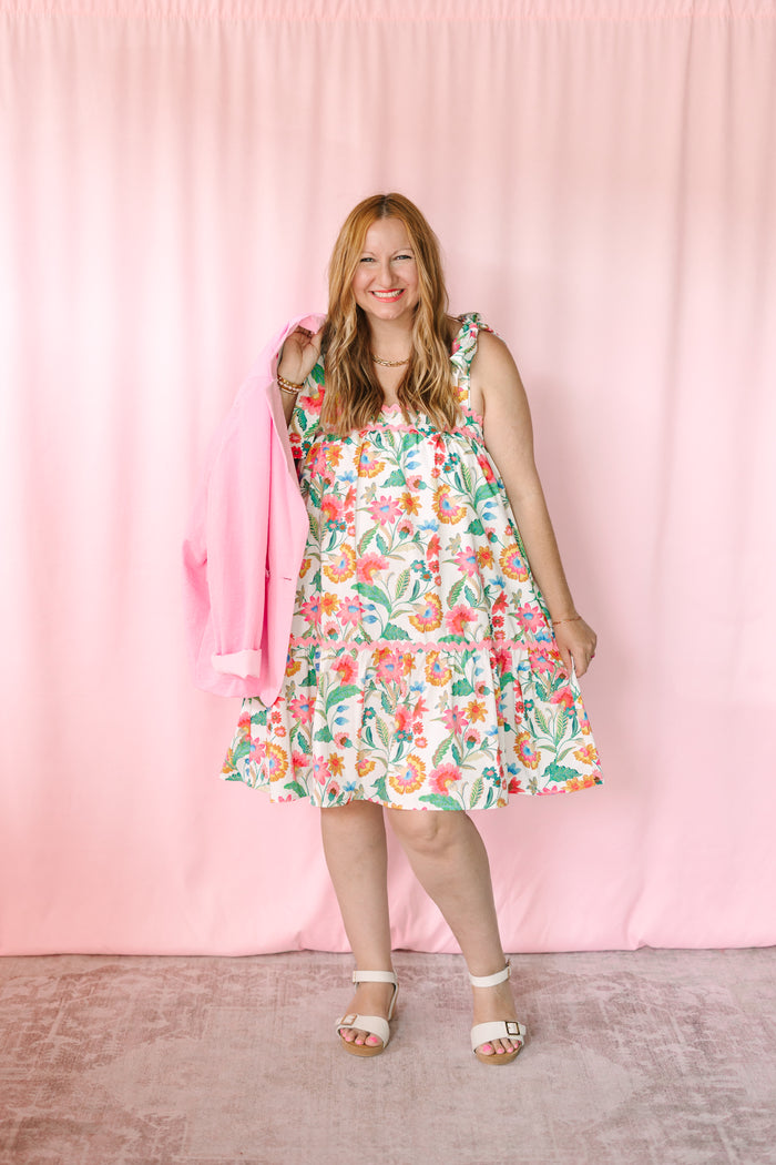 Summer Floral Mini Dress