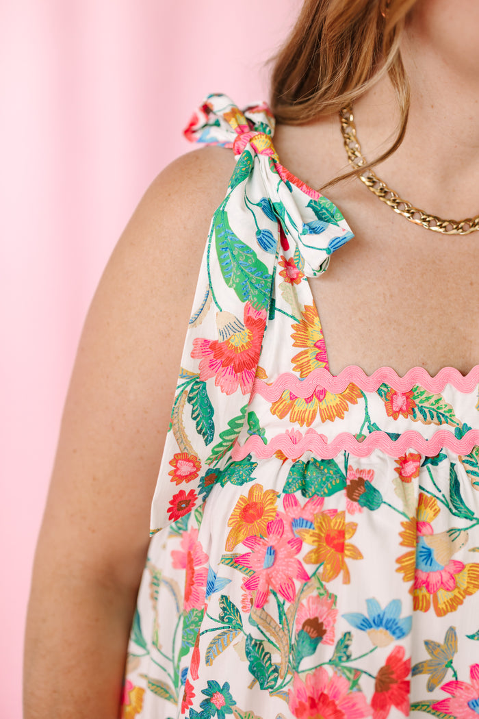Summer Floral Mini Dress